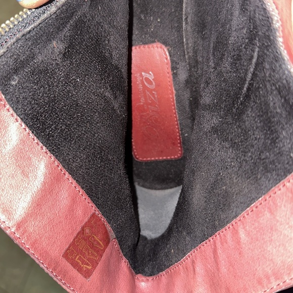 Biza burgundy leather zipper boots - Picture 7 of 15